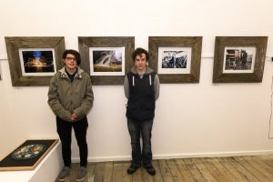 Two artists at Warrnambool College's '23 Visions' group show at the Outlaw Gallery